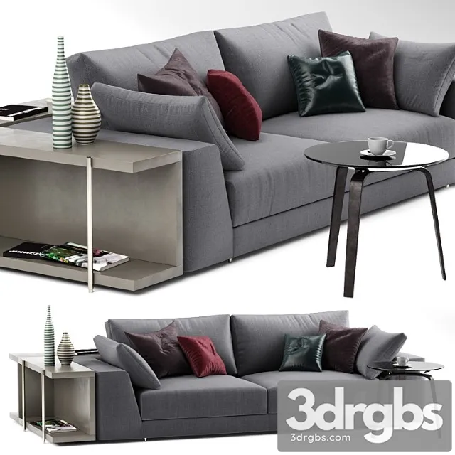 Argo gray sofa ag002 – misuraemme 2 3D Model Download Argo gray sofa ag002 – misuraemme 2 3D Model Download