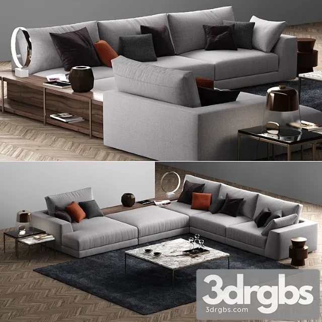 Argo sofa – misuraemme 2 3D Model Download Argo sofa – misuraemme 2 3D Model Download