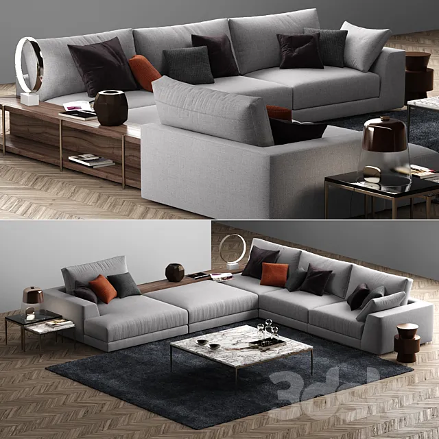 Argo sofa – MisuraEmme 3D Model Argo sofa – MisuraEmme 3D Model