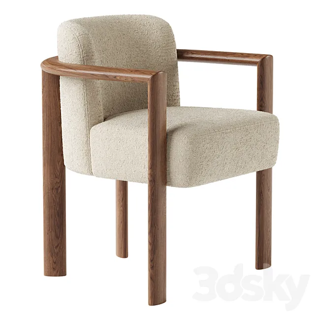 Aria Dining Chair 3D Model