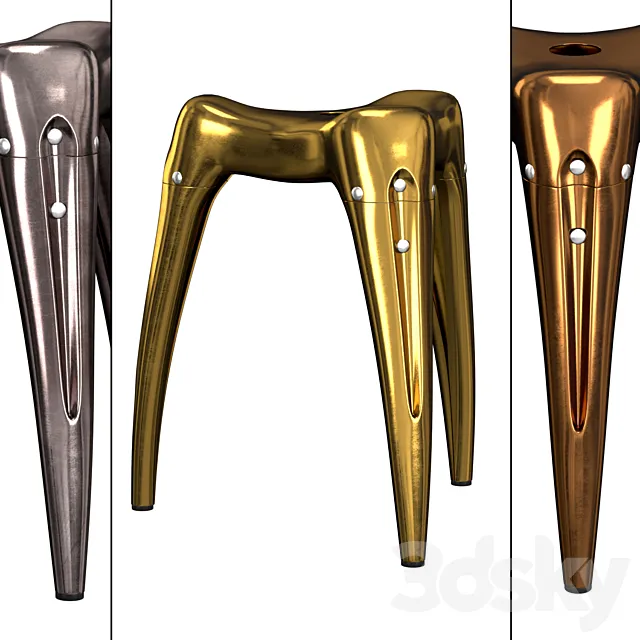 Aria Shiny Stool 3DModel