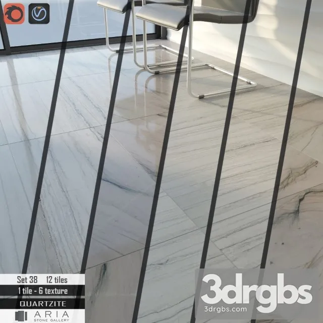 Aria Stone Gallery Set 38 3D Model Download