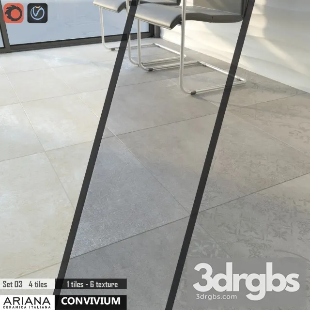 Ariana Convivium Set 03 3D Model Download