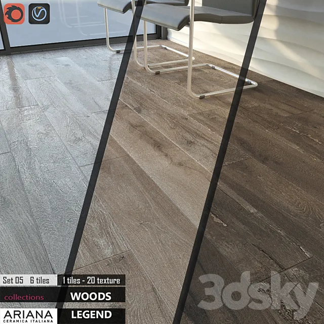 ARIANA LEGEND BROWN GREY SAND Set 05 3DModel ARIANA LEGEND BROWN GREY SAND Set 05 3DModel