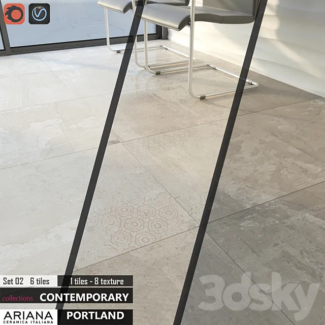 ARIANA PORTLAND Set 02 3D Model ARIANA PORTLAND Set 02 3D Model