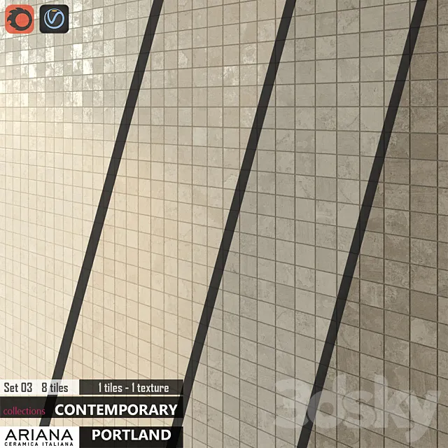 ARIANA PORTLAND Set 03 3D Model ARIANA PORTLAND Set 03 3D Model