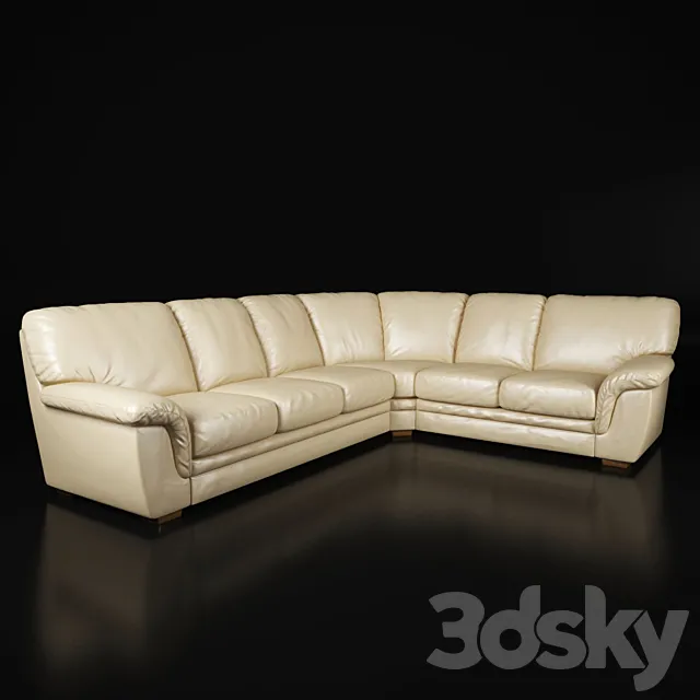 Ariel Corner Sofa by Pohjanmaan 3DModel
