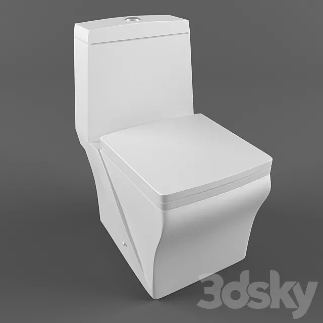 Ariel Granada Toilet 3D Model
