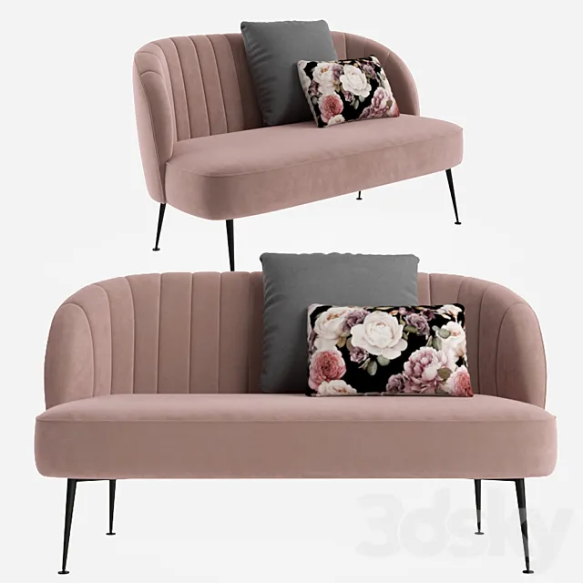 Arielle sofa 3D Model