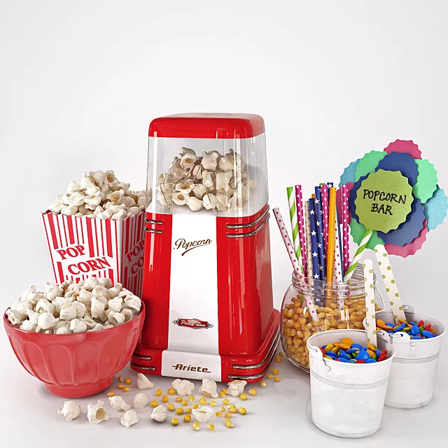 Ariete Pop corn 3DModel