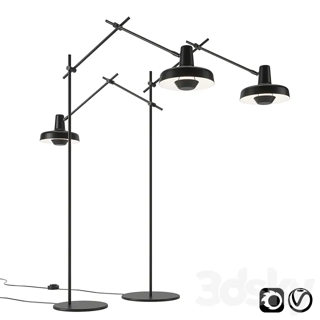 Arigato AR-F Lamps by Grupa 3D Model