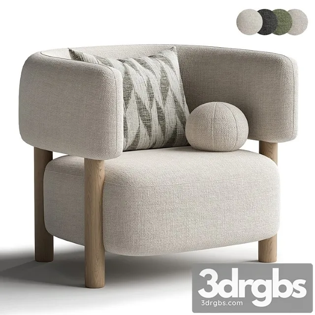 Arimchair by Karimoku 3D Model Download Arimchair by Karimoku 3D Model Download
