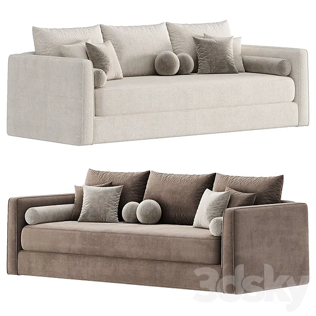 Aris Grande Deep Track Arm Sofa 3D Model Aris Grande Deep Track Arm Sofa 3D Model