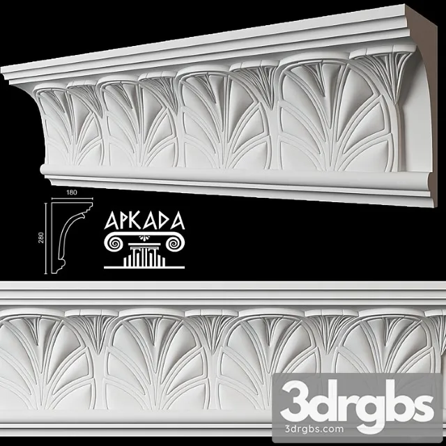 Arkada K 110 Karniz 3D Model Download Arkada K 110 Karniz 3D Model Download
