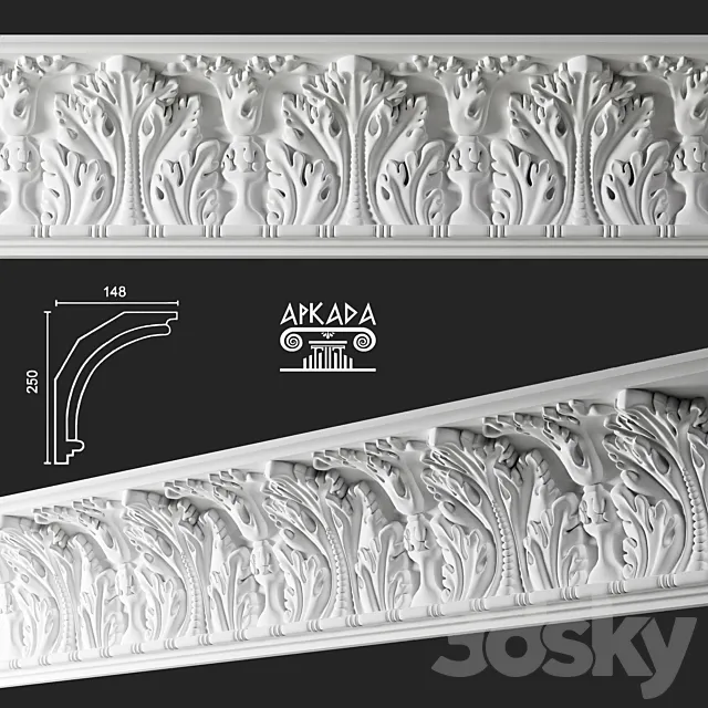 ARKADA Karniz K-9 3DModel ARKADA Karniz K-9 3DModel