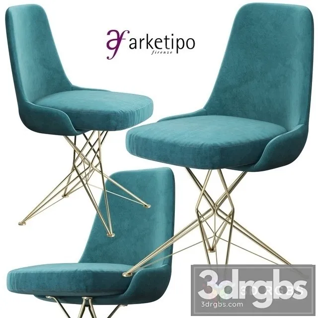 Arketipo Athena Chair 3D Model Download