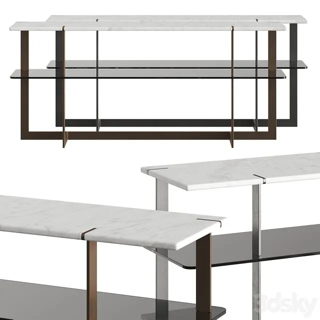 Arketipo Douglas Console Table 3D Model