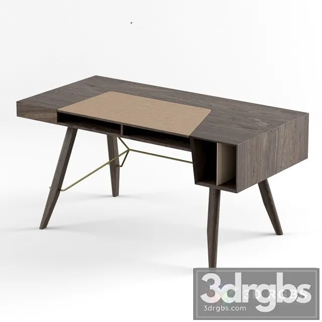 Arketipo Inkiostro Desk 3D Model Download