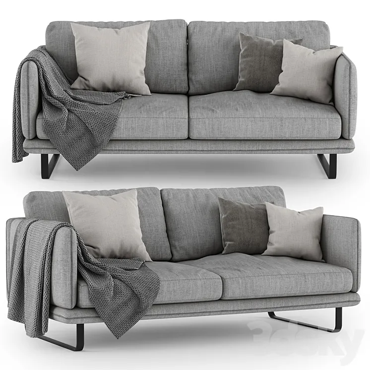 Arketipo RAIL sofa 3D Model Free Download
