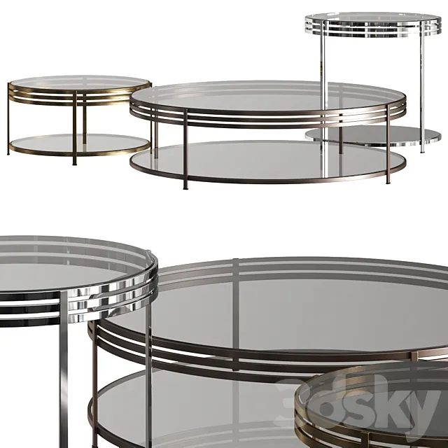Arketipo Ula Coffee Table Set 3DModel
