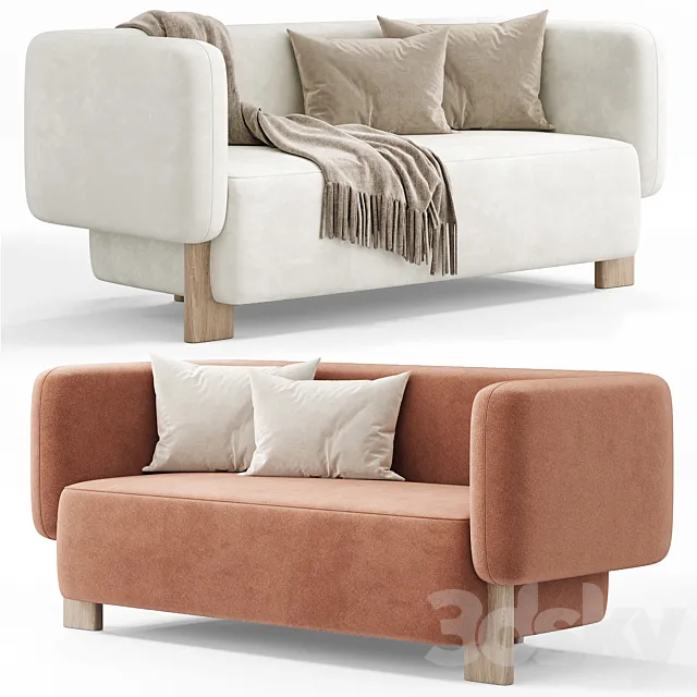Arklou Sofa by Divan en 3D Model