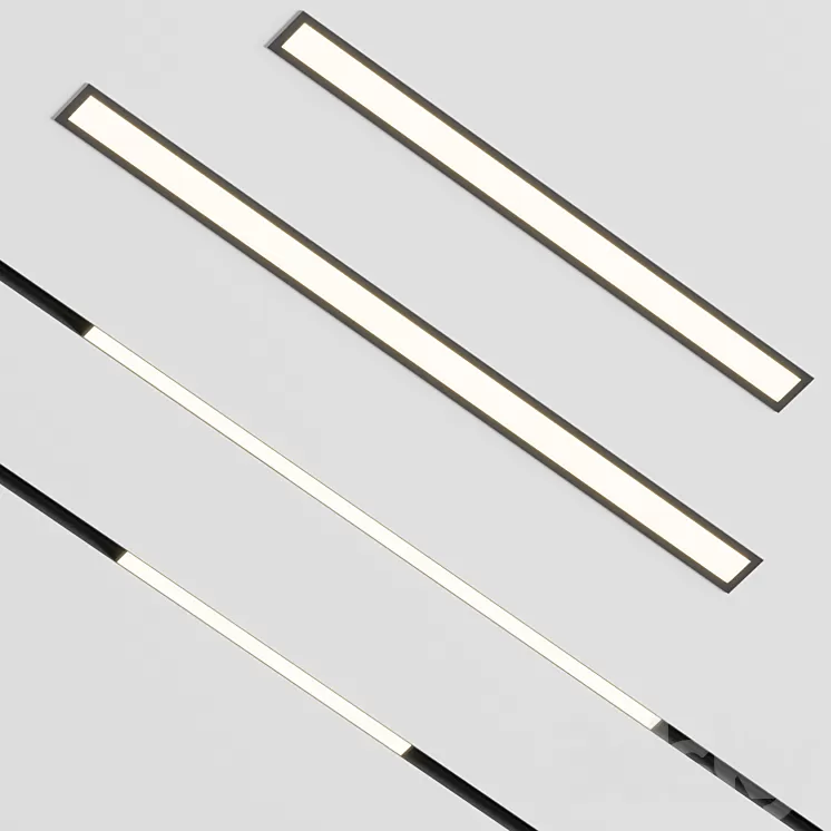 Arkos Light Set 08 3D Model Free Download