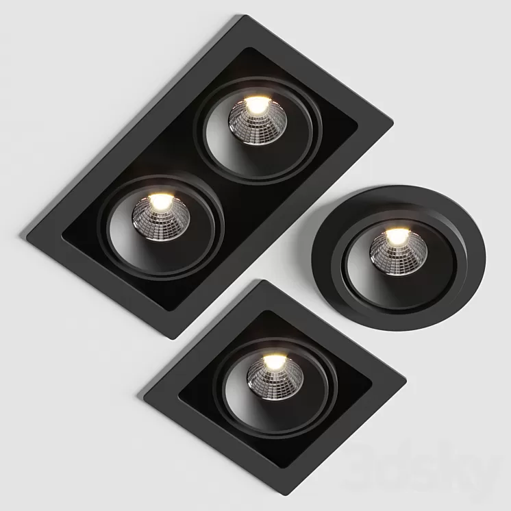 Arkos Light Set 14 3D Model Free Download