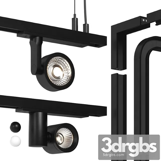 Arkoslight Minimal Track Light 3 3D Model Download
