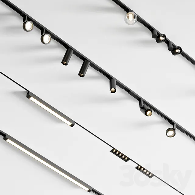 Arkoslight Set Minimal Track 3DModel