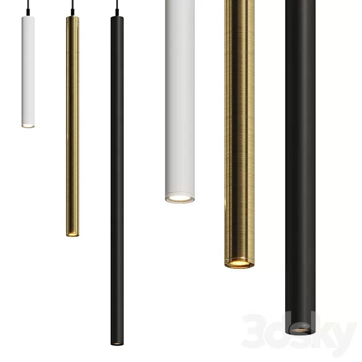 Arkoslight Stick Pendant Lamps 3D Model Arkoslight Stick Pendant Lamps 3D Model
