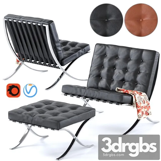 Arm chair Barcelona chair Arm chair Barcelona chair