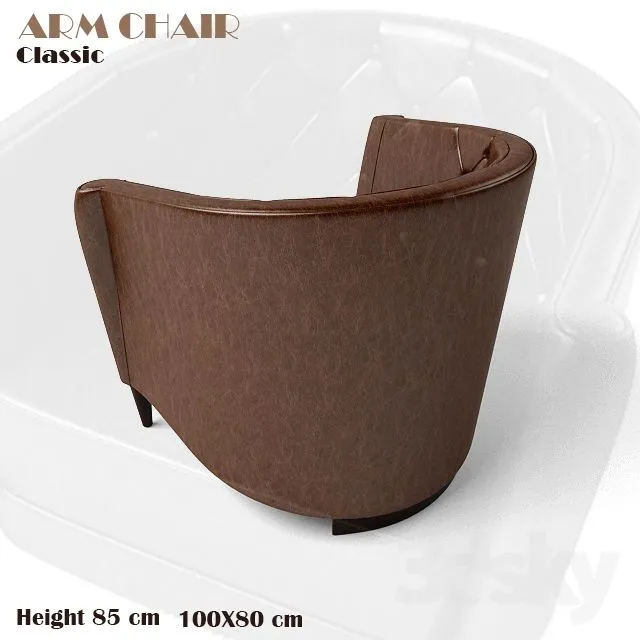 Arm Chair Classic 3D Model