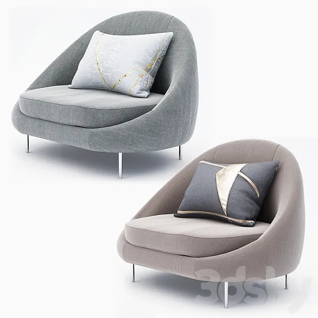 Arm chair design 3D Model