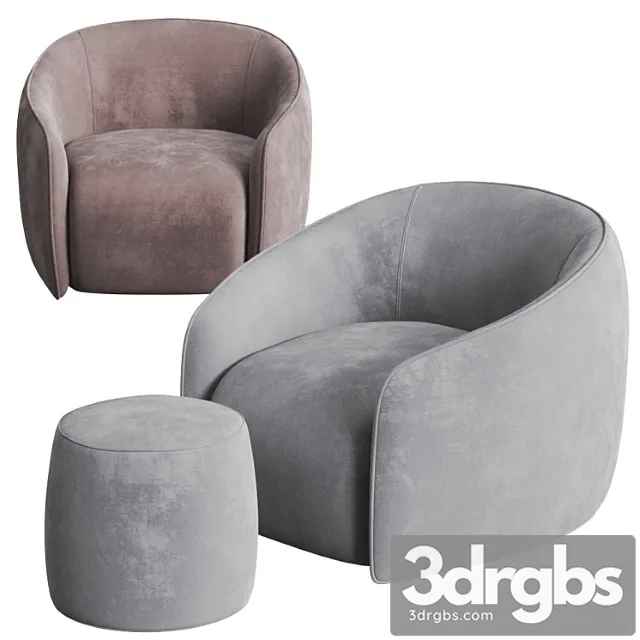 Arm chair My home collection baloo armchair and pouf Arm chair My home collection baloo armchair and pouf