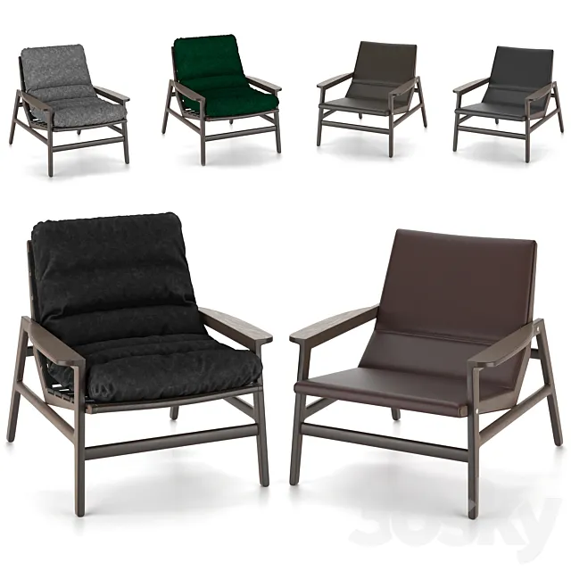 arm chair P 3DModel arm chair P 3DModel