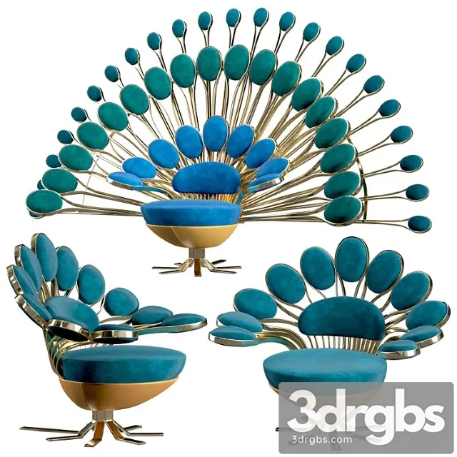 Arm chair Visionnaire pavone throne Arm chair Visionnaire pavone throne