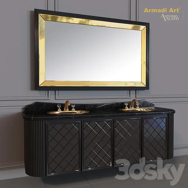 Armadi Art. Notte2 3D Model Armadi Art. Notte2 3D Model