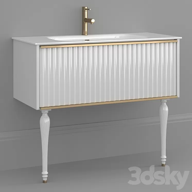 Armadi Art Vallessi Avangarde Canale 100 3D Model Free Download