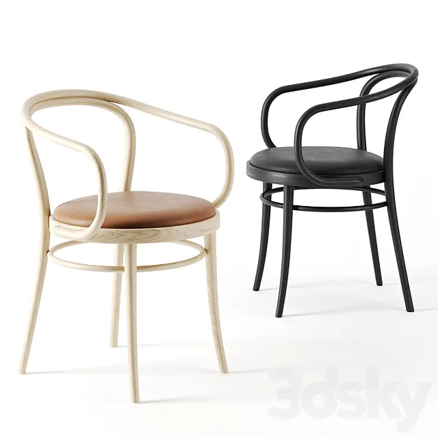 Armchair 30 by Ton 3D Model