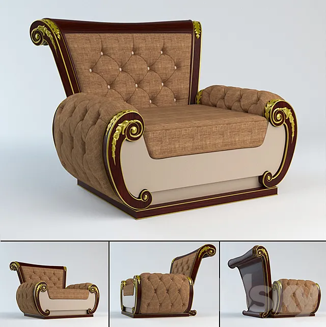 armchair 3D Model armchair 3D Model