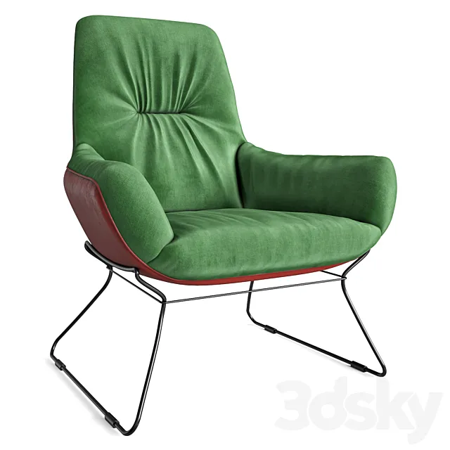 ARMCHAIR 4073 model 3DModel ARMCHAIR 4073 model 3DModel