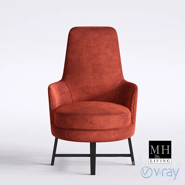 Armchair _ MHLIVING _ Home Space _ R700-32 3D Model
