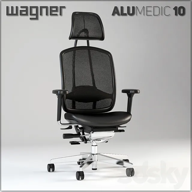 Armchair AluMedic 10 3D Model Armchair AluMedic 10 3D Model