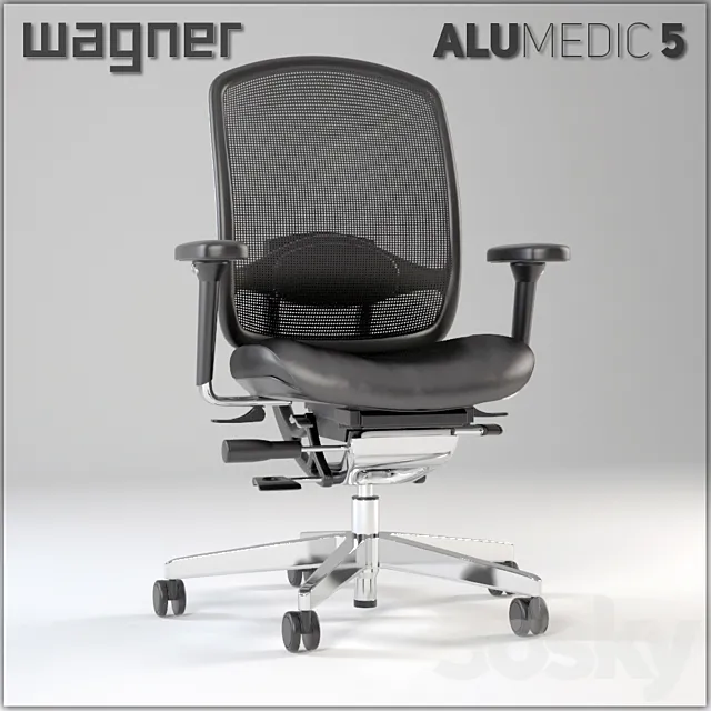 Armchair AluMedic 5 3D Model Armchair AluMedic 5 3D Model