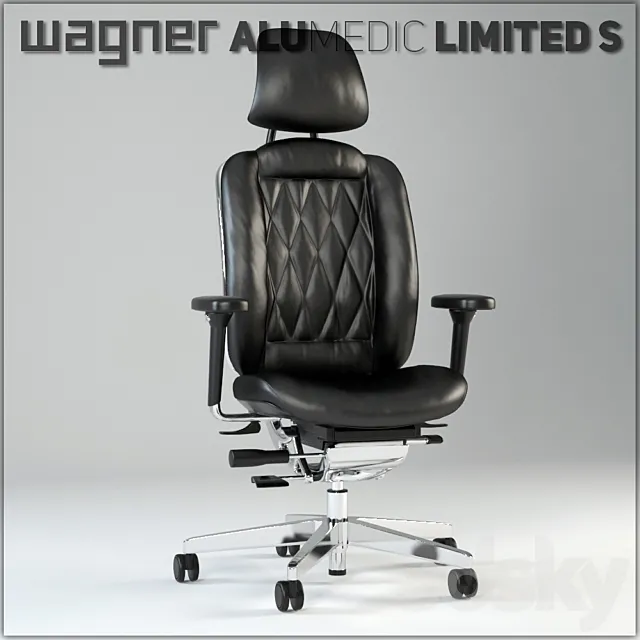 Armchair AluMedic Limited S 3D Model Armchair AluMedic Limited S 3D Model