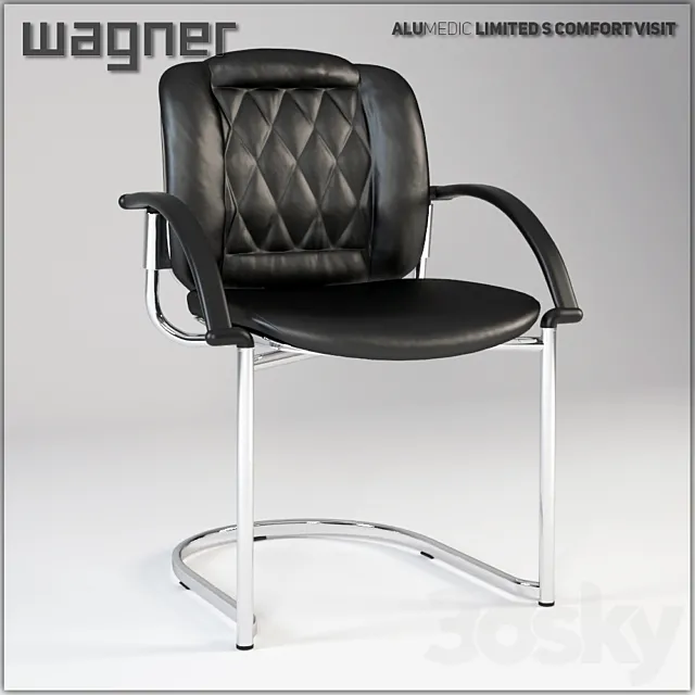 Armchair AluMedic Limited S Comfort Visit 3D Model Armchair AluMedic Limited S Comfort Visit 3D Model