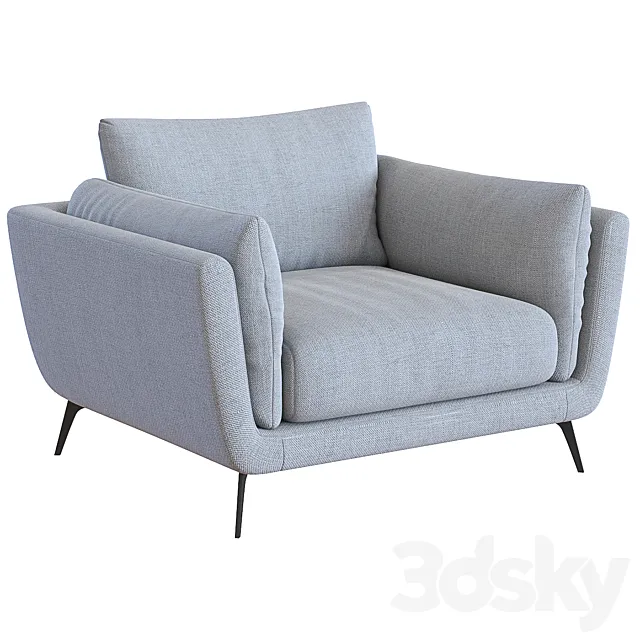 Armchair Amsterdam 3D Model