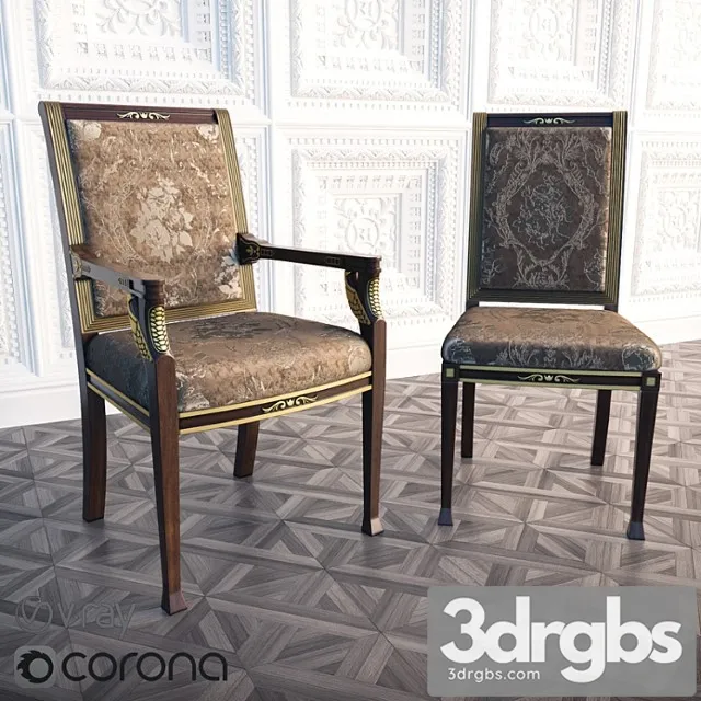Armchair and Parliament Chair 3D Model Download Armchair and Parliament Chair 3D Model Download