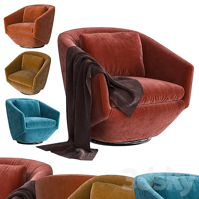 Armchair Angel Cerda 3D Model