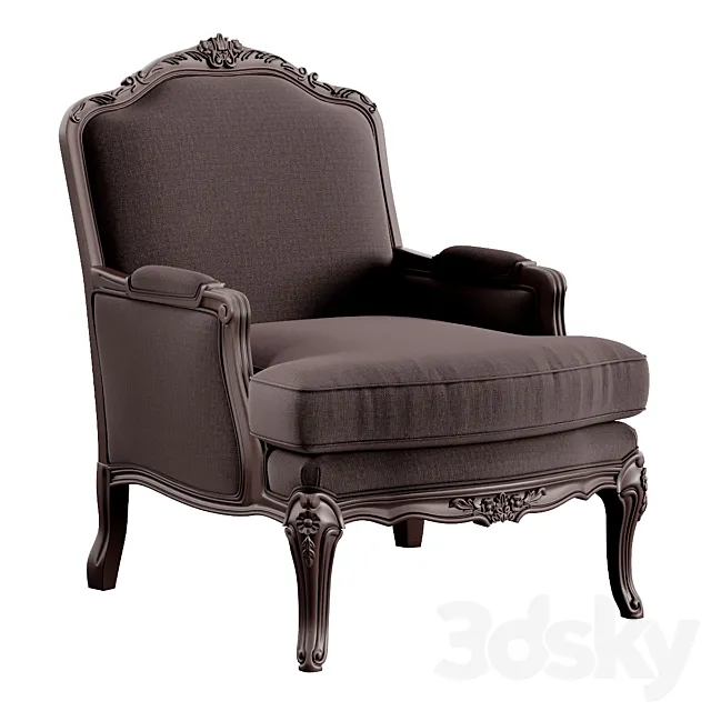 Armchair Angelo Cappellini 3D Model